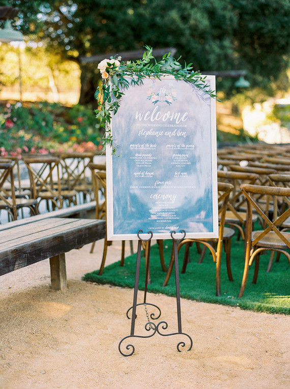 Wedding signage