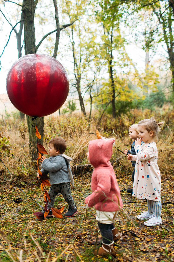 Rustic fall kids Thanksgiving party ideas