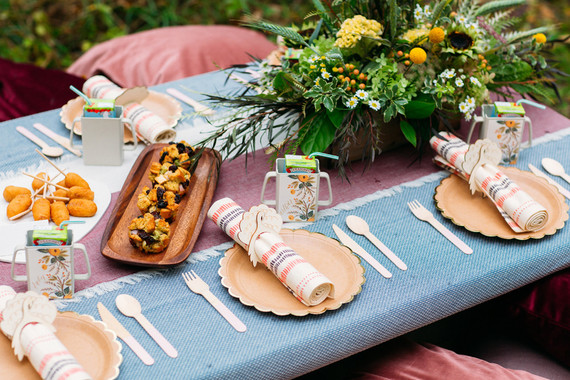 Rustic fall kids Thanksgiving party ideas
