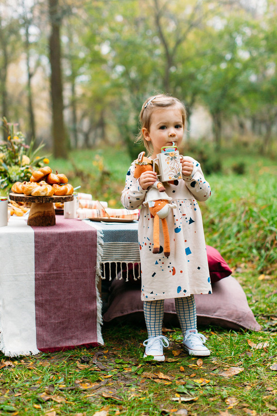Rustic fall kids Thanksgiving party ideas