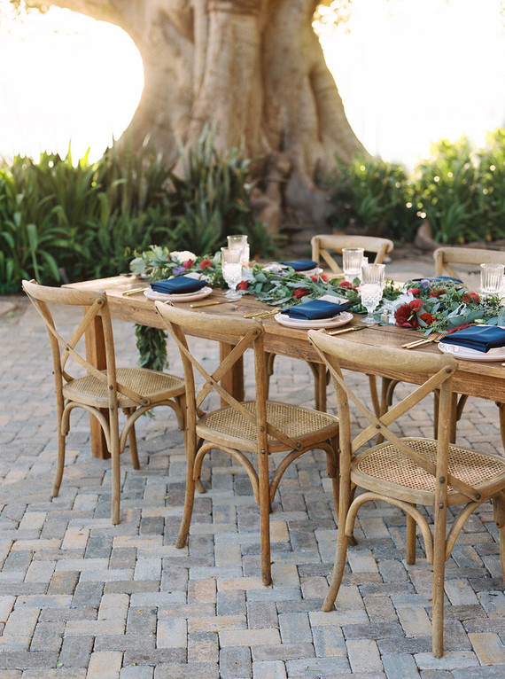Fall wedding decor