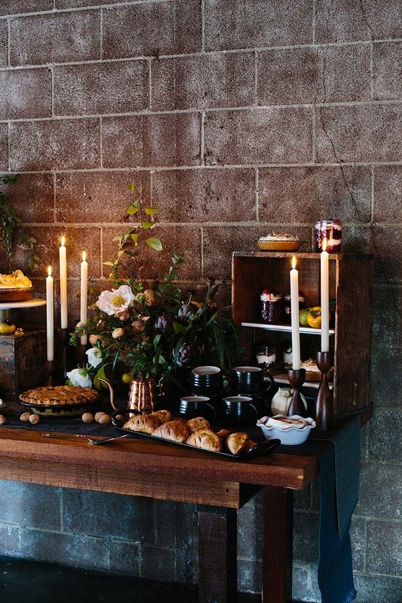 Thanksgiving dessert table