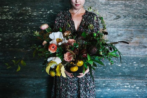 Thanksgiving pie table