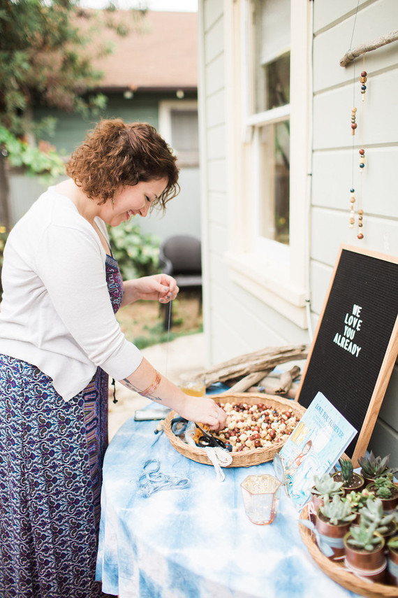 fall boho baby shower Inspiration