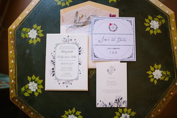 Summer wedding invitations