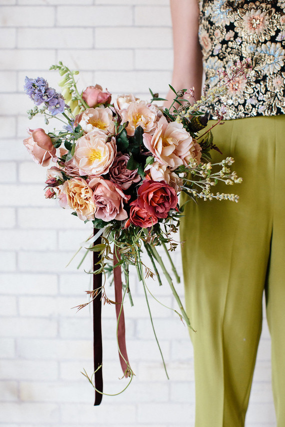 Modern bridal bouquet