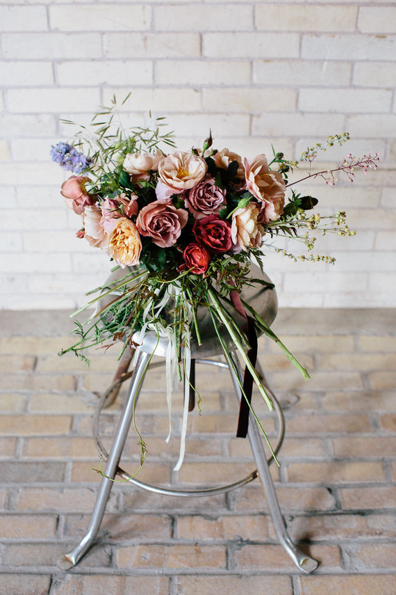 Modern bridal bouquet