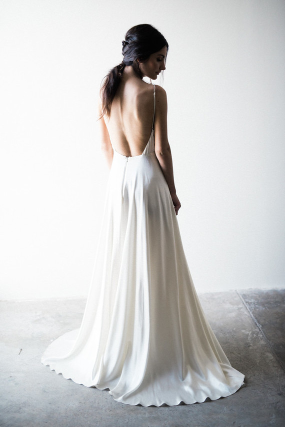Modern Sarah Seven wedding dress