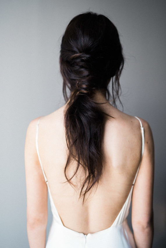 Modern Sarah Seven wedding dress