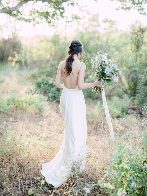 Modern Sarah Seven wedding dress