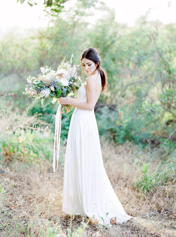 Modern Sarah Seven wedding dress