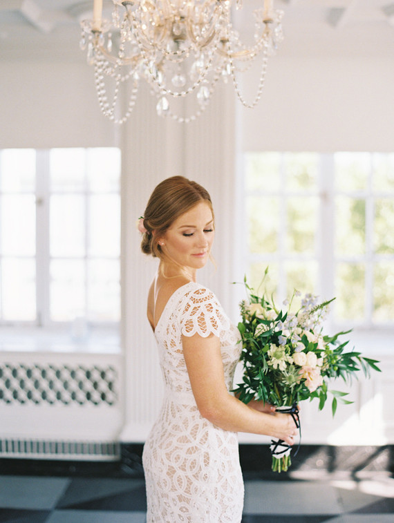 Lace wedding dress