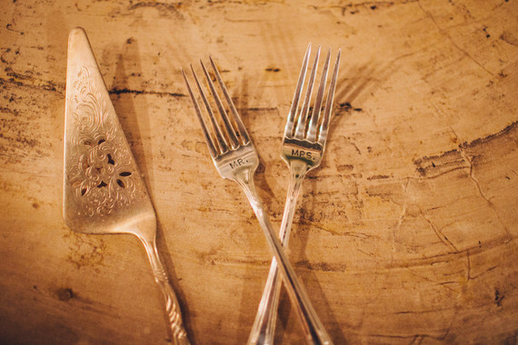 Mr & Mrs flatware