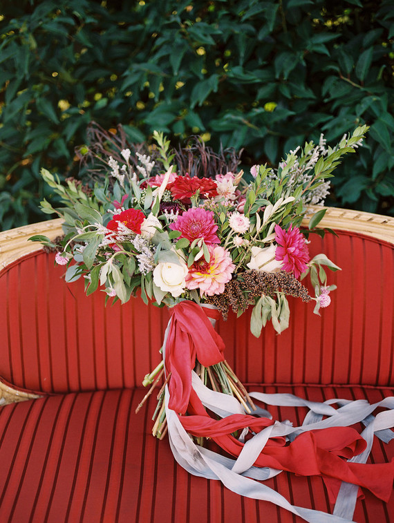 Fall bridal bouquet