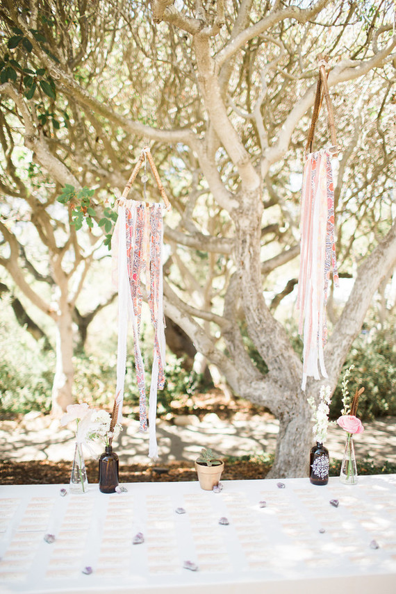 Free-spirited Santa Barbara wedding