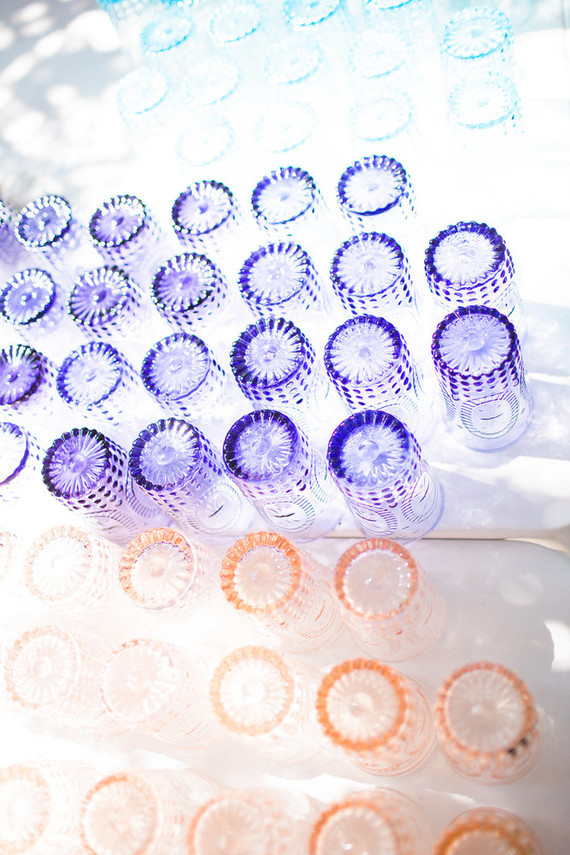 Colorful glassware
