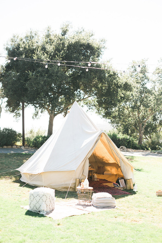Glamping tent