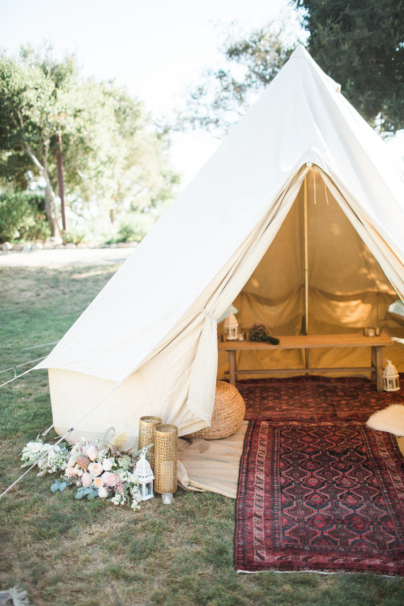 Glamping tent