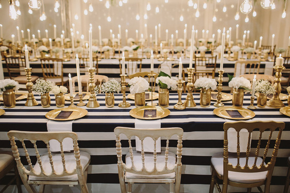 Magical wedding lighting