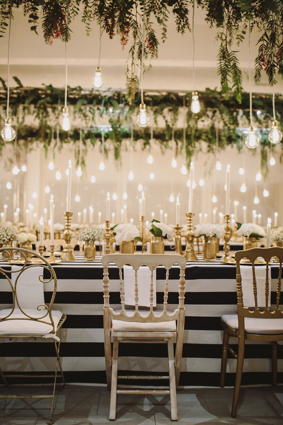Magical wedding lighting