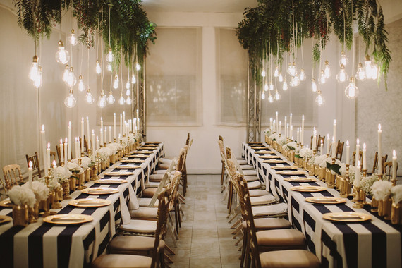 Magical wedding lighting