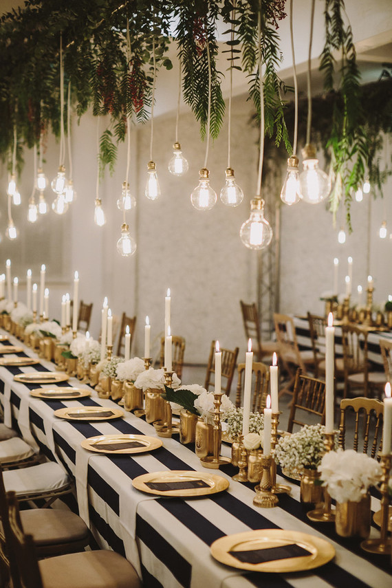 Magical wedding lighting