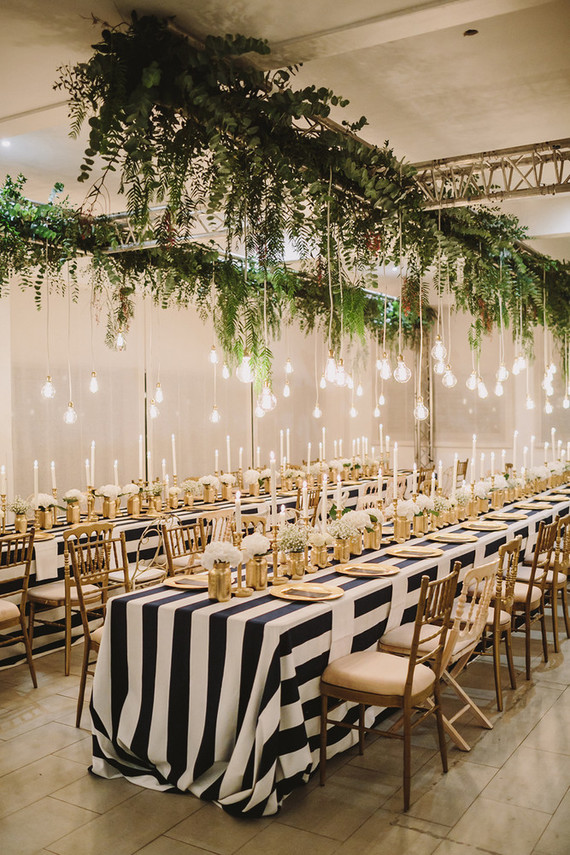 Magical wedding lighting