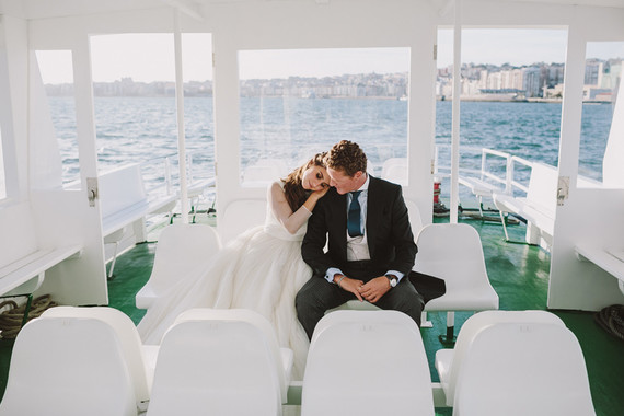 Seaside nautical wedding in Spain