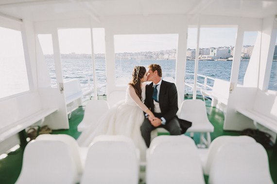 Seaside nautical wedding in Spain