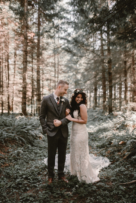 Forest wedding in Portland