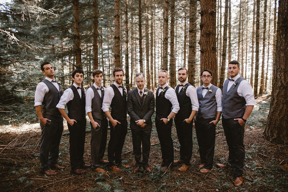 Forest wedding in Portland