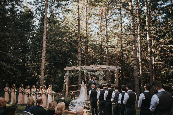 Forest wedding in Portland