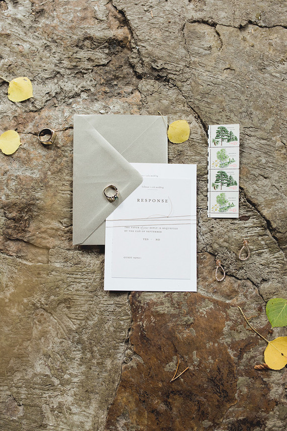 Rustic Thanksgiving wedding in the forest
