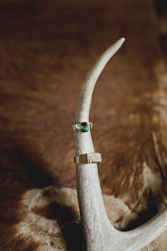 Rustic Thanksgiving wedding in the forest