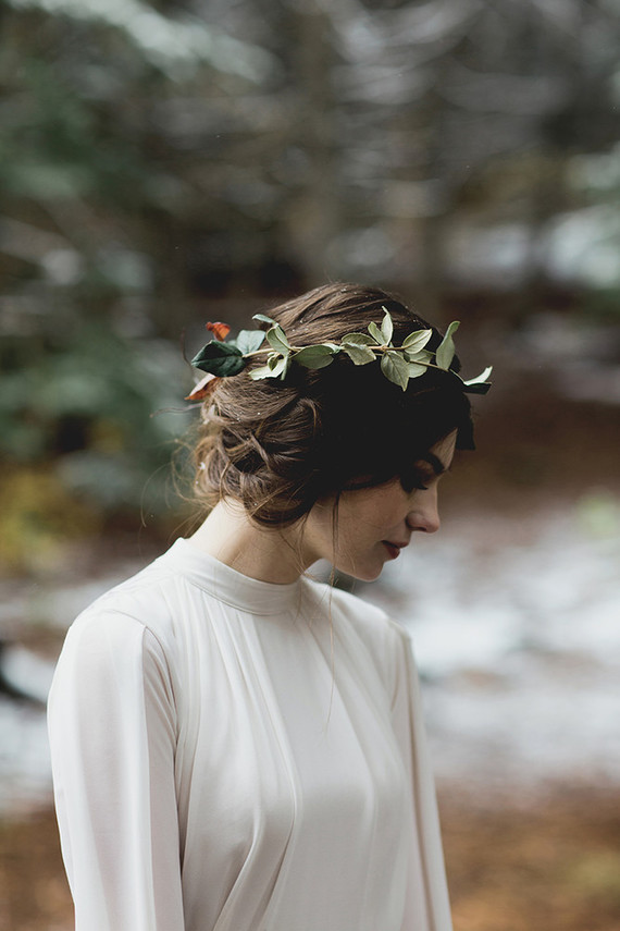 Rustic Thanksgiving wedding in the forest