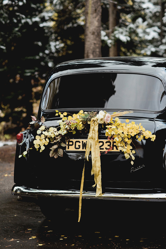 Rustic Thanksgiving wedding in the forest