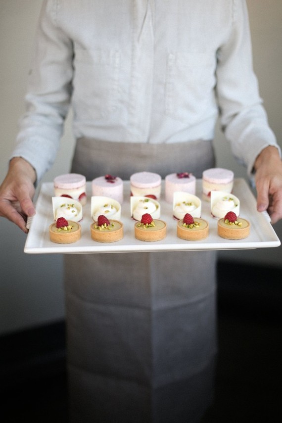 Modern wedding desserts