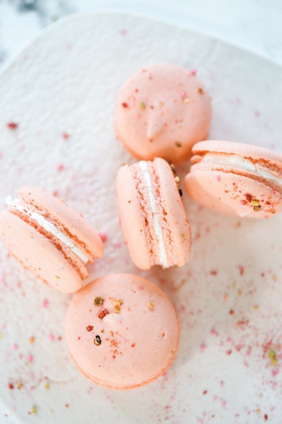 Pink macaroons