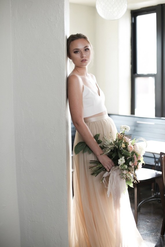 Modern Alexandra Grecco bridal attire