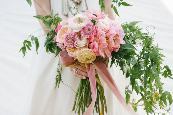Pink bridal bouquet