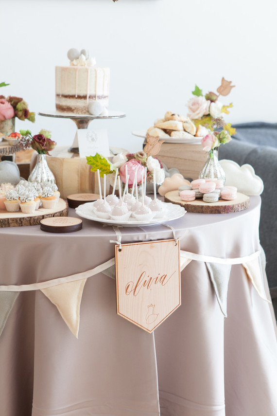 Winter fox baby shower Inspiration