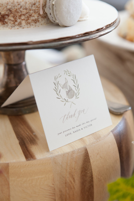 Winter fox baby shower Inspiration