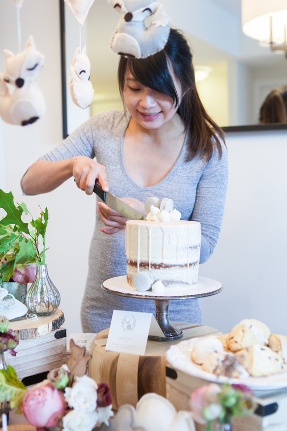 Winter fox baby shower