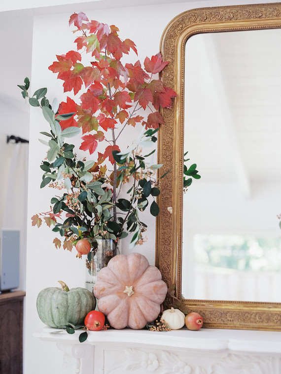 Autumn mantel ideas Inspiration