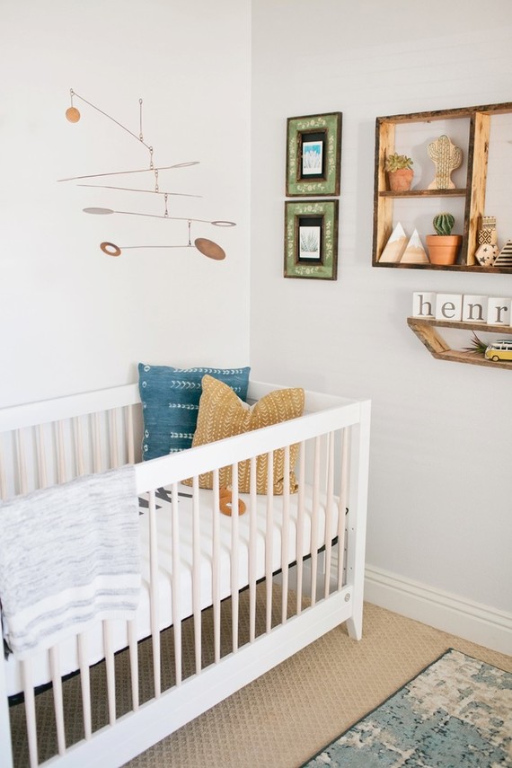 wild and free boy nursery