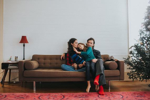 Farmhouse holiday family photos