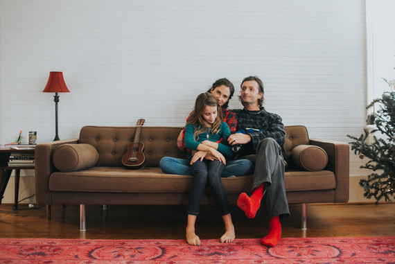 Farmhouse holiday family photos