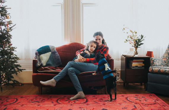 Farmhouse holiday family photos