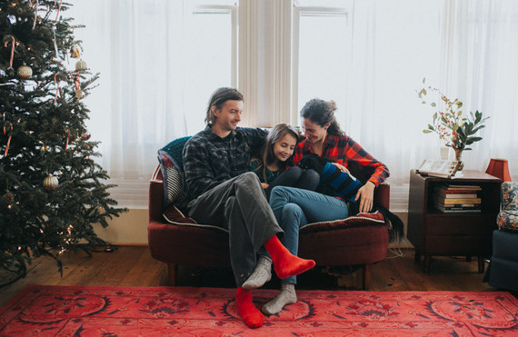 Farmhouse holiday family photos