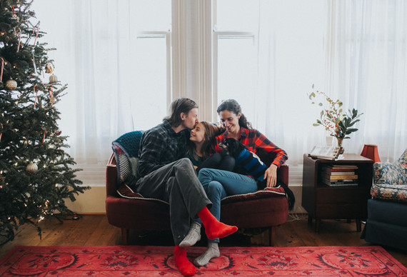 Farmhouse holiday family photos